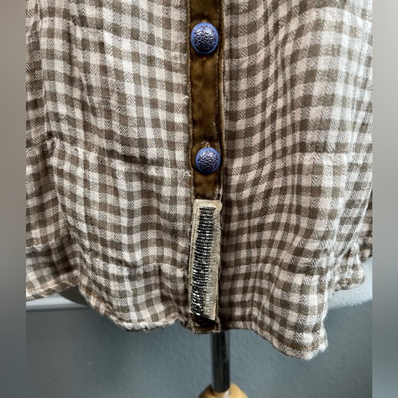 Arafat Secret Journey Plaid Tunic - Picture 3 of 5